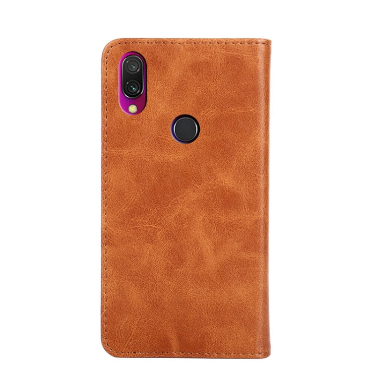 For Xiaomi Redmi 7 / Y3 Non-Magnetic Retro Texture Leather Phone Case