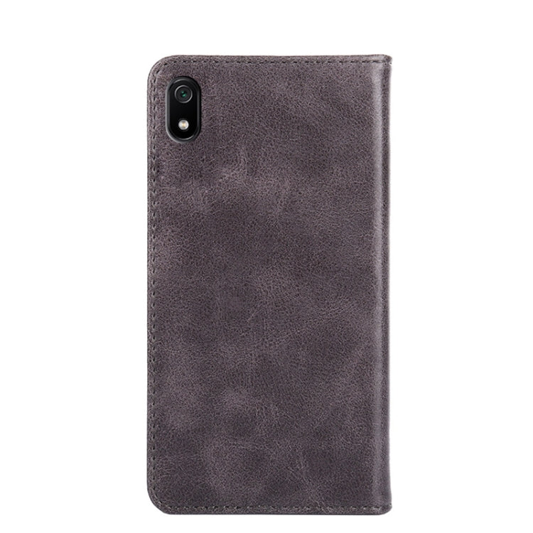 For Xiaomi Redmi 7A Non-Magnetic Retro Texture Leather Phone Case