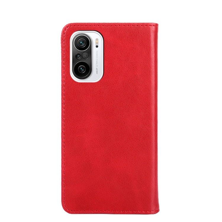 For Xiaomi Redmi K40 / K40 Pro Non-Magnetic Retro Texture Leather Phone Case