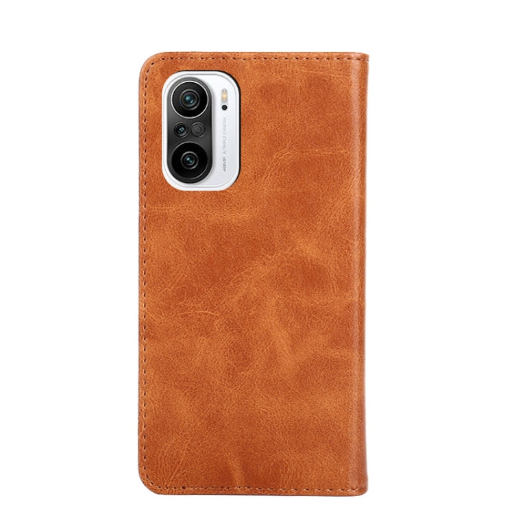 For Xiaomi Redmi K40 / K40 Pro Non-Magnetic Retro Texture Leather Phone Case