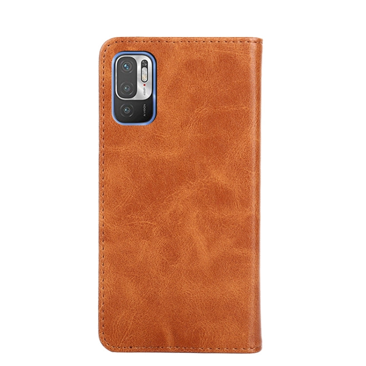For Xiaomi Redmi Note 10 5G Non-Magnetic Retro Texture Leather Phone Case