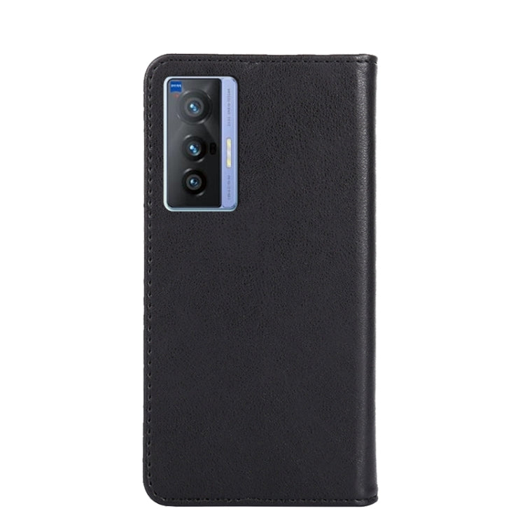 For vivo X70 Non-Magnetic Retro Texture Leather Phone Case