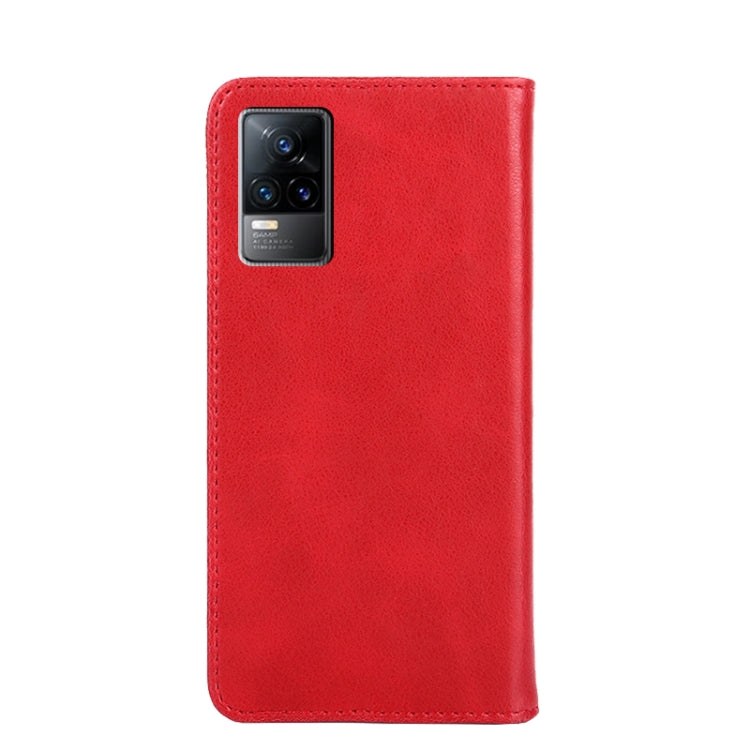 For vivo V21e 4G / Y73 2021 Non-Magnetic Retro Texture Leather Phone Case