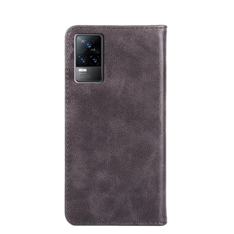 For vivo V21e 4G / Y73 2021 Non-Magnetic Retro Texture Leather Phone Case