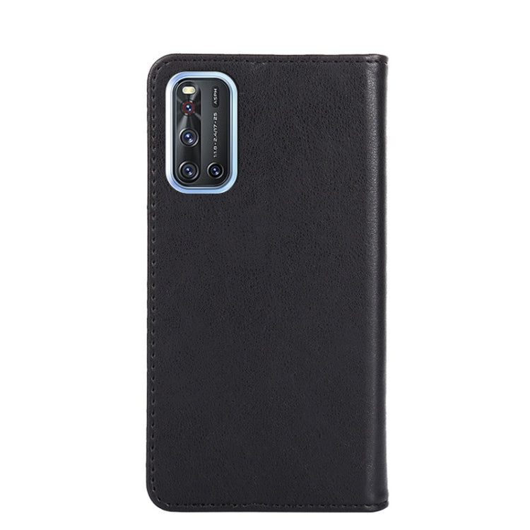 For vivo V19 Global Non-Magnetic Retro Texture Leather Phone Case