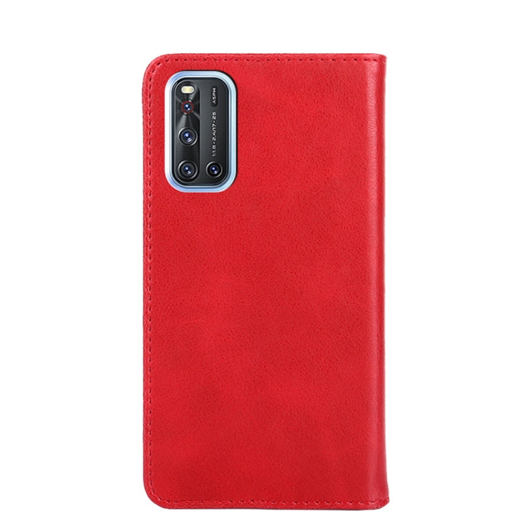 For vivo V19 Global Non-Magnetic Retro Texture Leather Phone Case