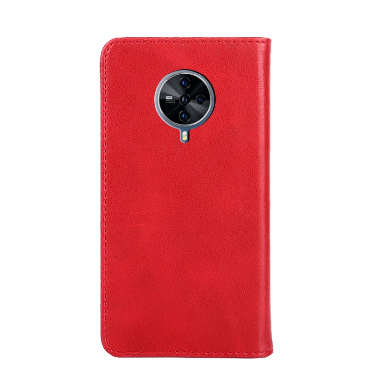 For vivo S6 5G Non-Magnetic Retro Texture Leather Phone Case