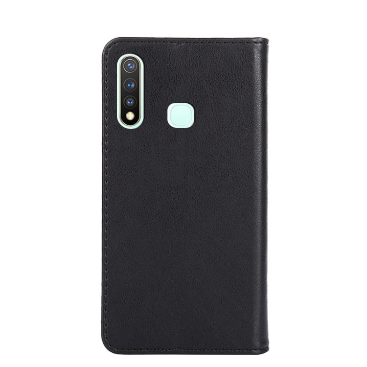 For vivo U3 Non-Magnetic Retro Texture Leather Phone Case