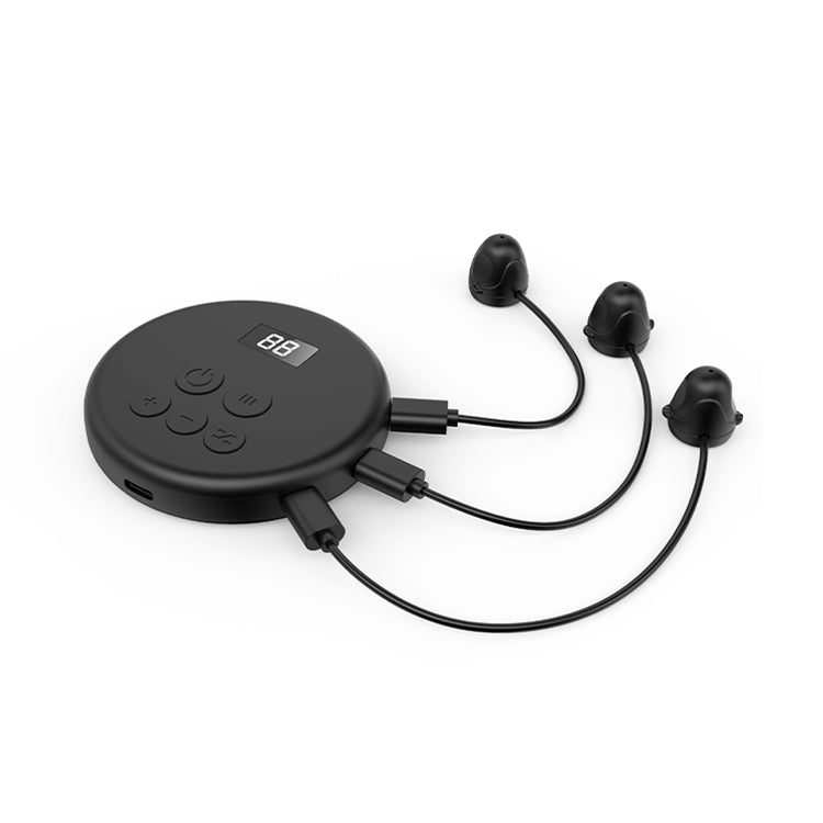 G30 Universal Digital Display Like Device Mobile Phone Automatic Screen Clicker, Style:One Machine with Three Head(Black)