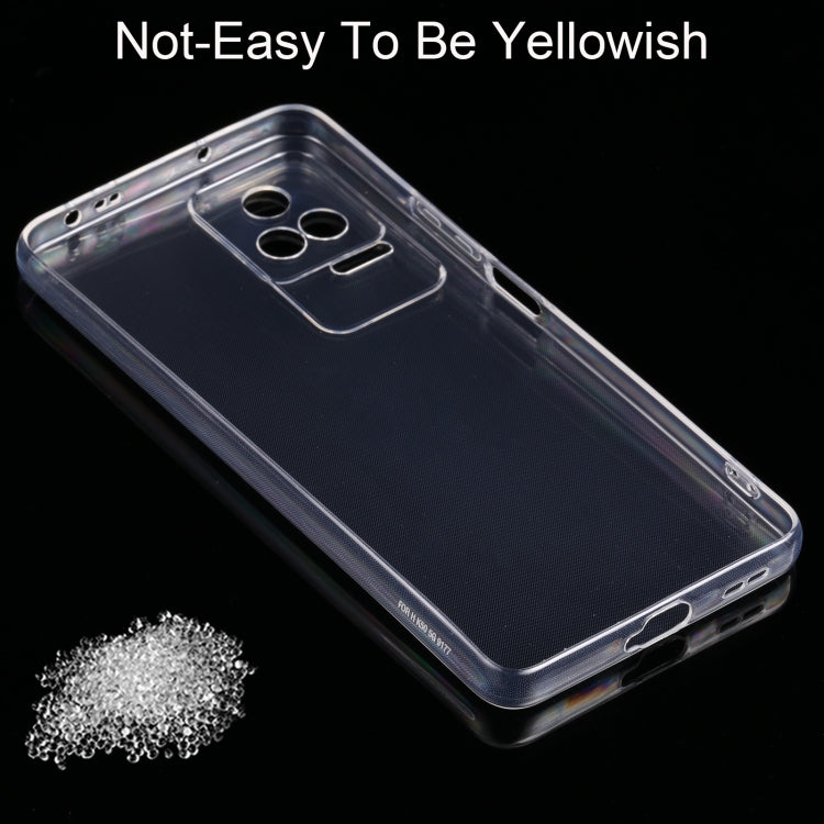 For Xiaomi Redmi K50 / K40S 0.75mm Ultra-thin Transparent TPU Phone Case