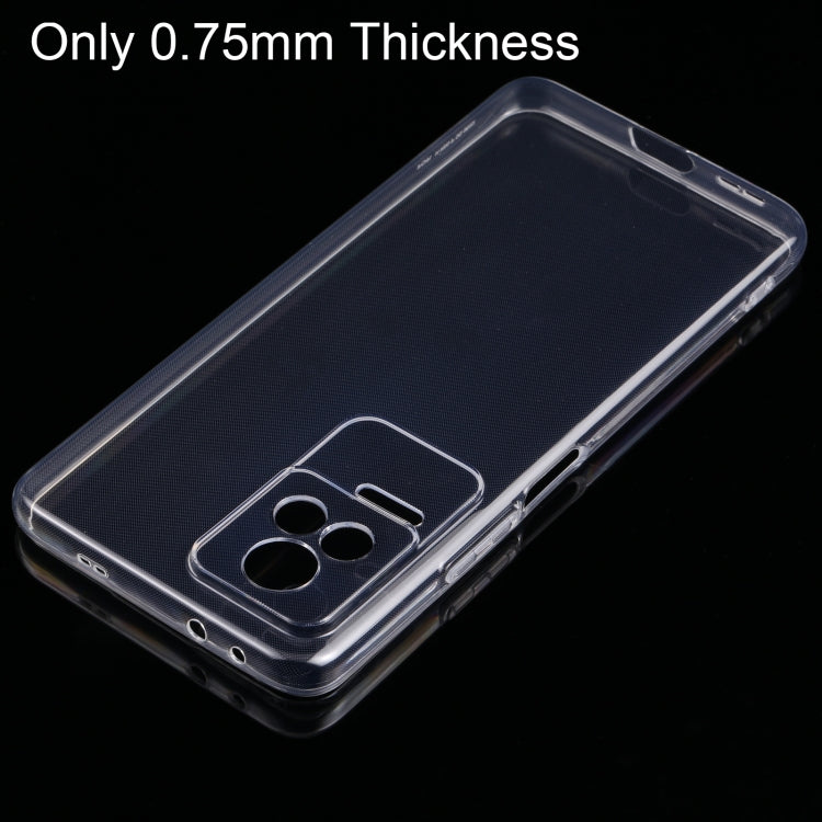 For Xiaomi Redmi K50 Pro 0.75mm Ultra-thin Transparent TPU Phone Case