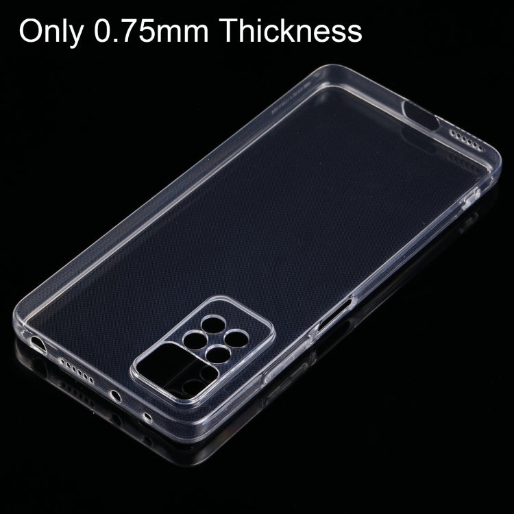 For Xiaomi Redmi Note 11 Pro Overseas Version 0.75mm Ultra-thin Transparent TPU Phone Case