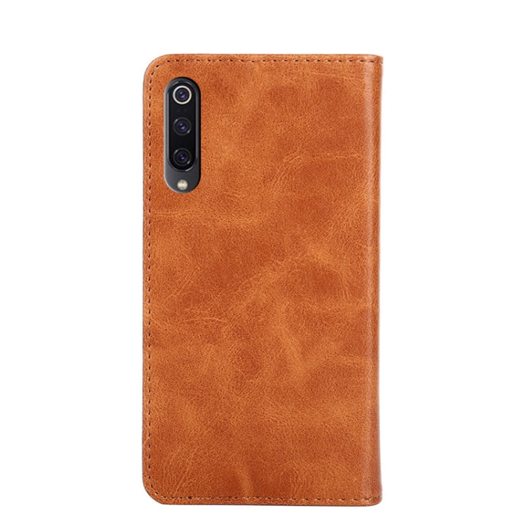 For Xiaomi Mi 9 SE Non-Magnetic Retro Texture Leather Phone Case