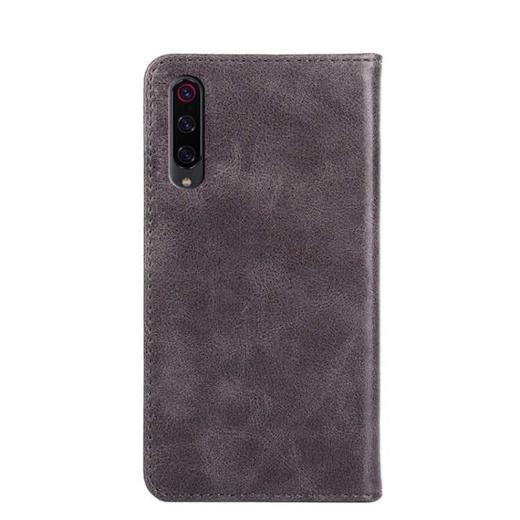 For Xiaomi Mi 9 Pro Non-Magnetic Retro Texture Leather Phone Case