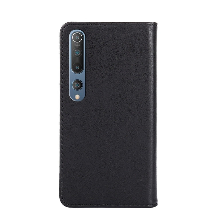 For Xiaomi Mi 10 Non-Magnetic Retro Texture Leather Phone Case