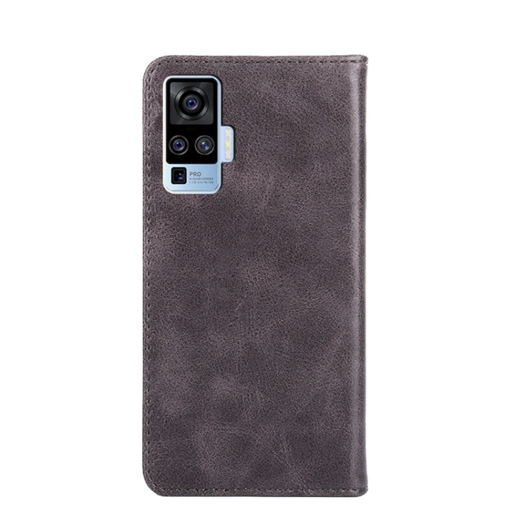 For Xiaomi Mi 10T 5G / 10T Pro 5G Non-Magnetic Retro Texture Leather Phone Case