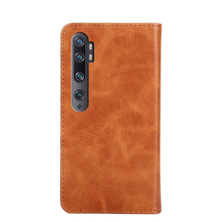 For Xiaomi Mi CC9 Pro Non-Magnetic Retro Texture Leather Phone Case