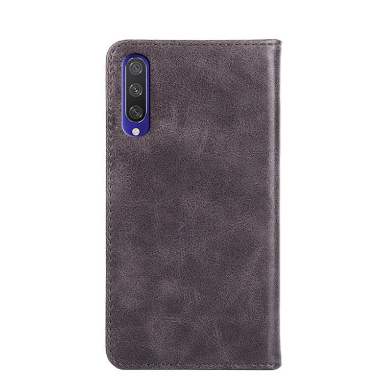 For Xiaomi Mi CC9e Non-Magnetic Retro Texture Leather Phone Case