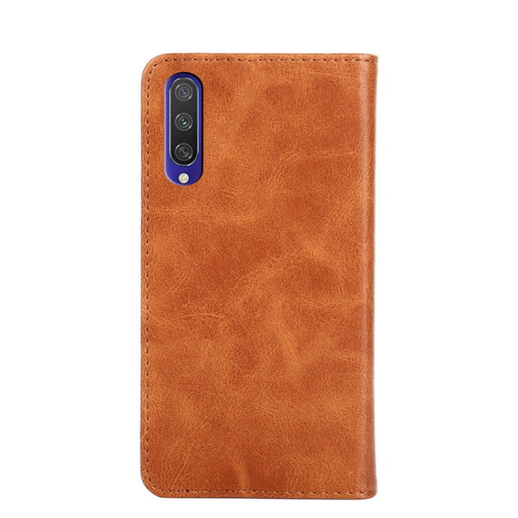 For Xiaomi Mi CC9e Non-Magnetic Retro Texture Leather Phone Case