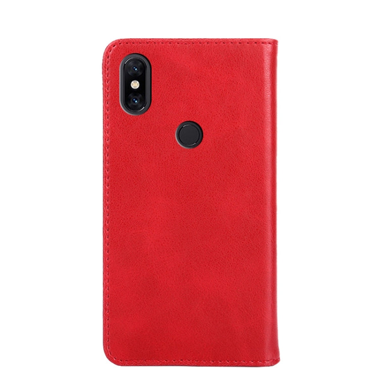 For Xiaomi Mi Mix 3 Non-Magnetic Retro Texture Leather Phone Case