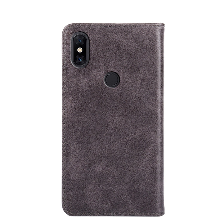 For Xiaomi Mi Mix 3 Non-Magnetic Retro Texture Leather Phone Case