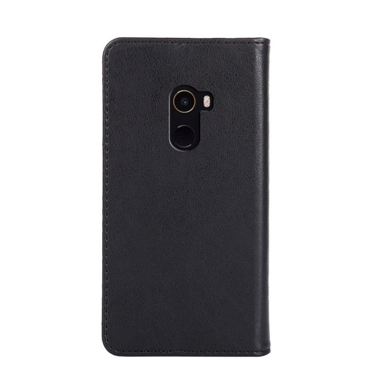 For Xiaomi Mi Mix 2 Non-Magnetic Retro Texture Leather Phone Case
