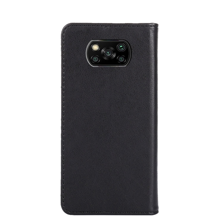 For Xiaomi Poco X3 Non-Magnetic Retro Texture Leather Phone Case