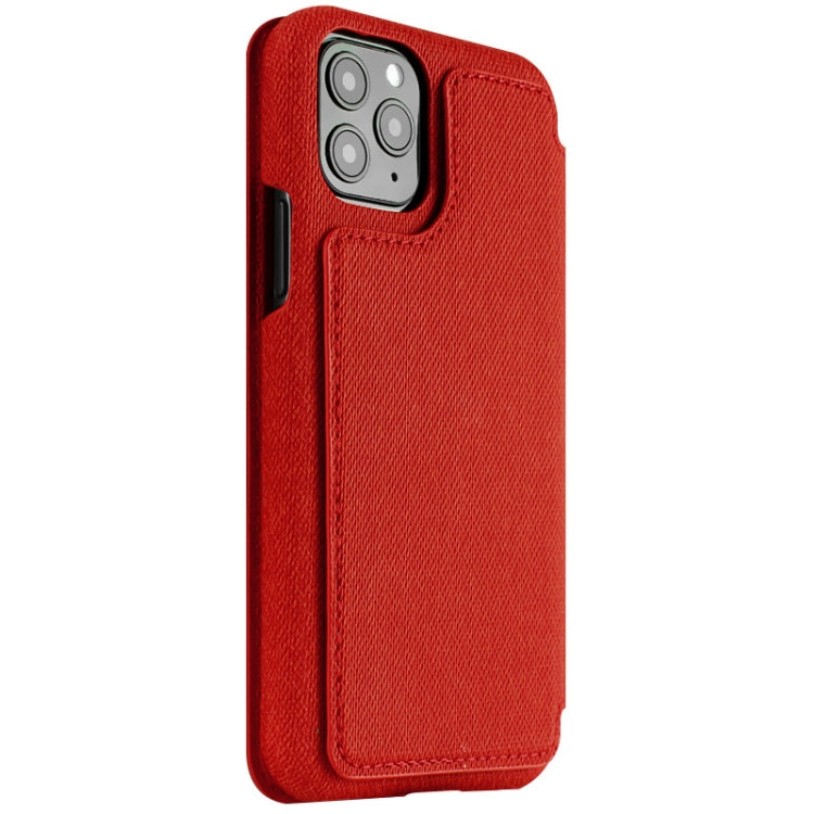 For iPhone 11 Pro IMAK Removable Horizontal Flip Denim Canvas + PC + Magnetic Stripe Case with Card Slot
