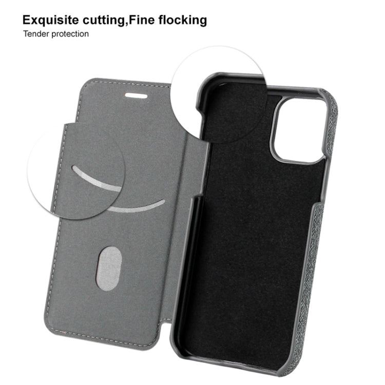 For iPhone 11 Pro IMAK Removable Horizontal Flip Denim Canvas + PC + Magnetic Stripe Case with Card Slot