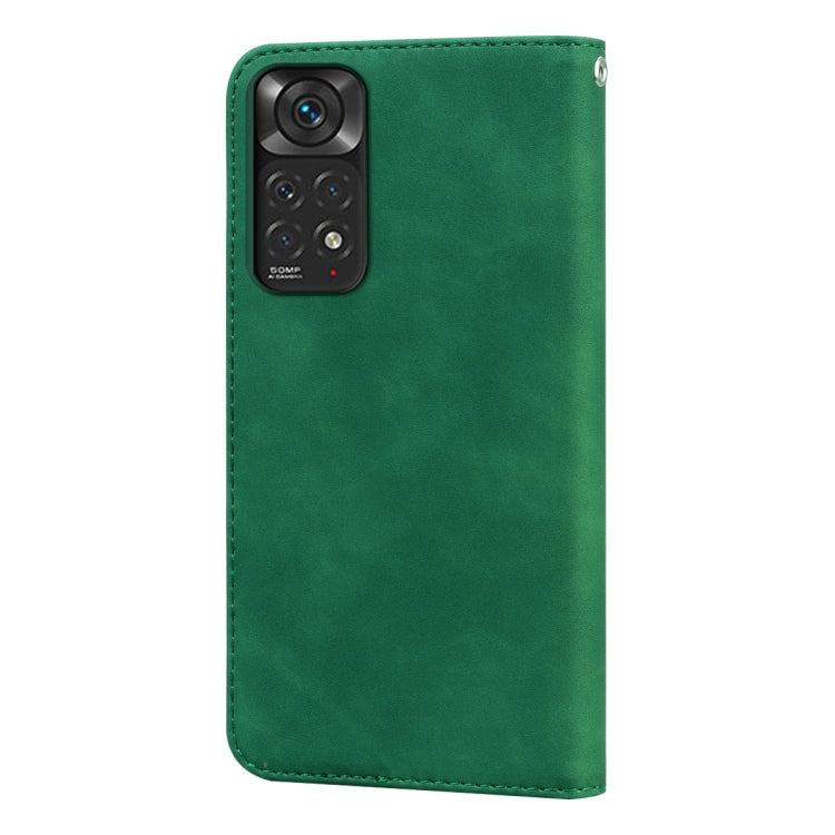 For Xiaomi Redmi Note 11 / Note 11S Frosted Business Magnetic Flip Leather Phone Case