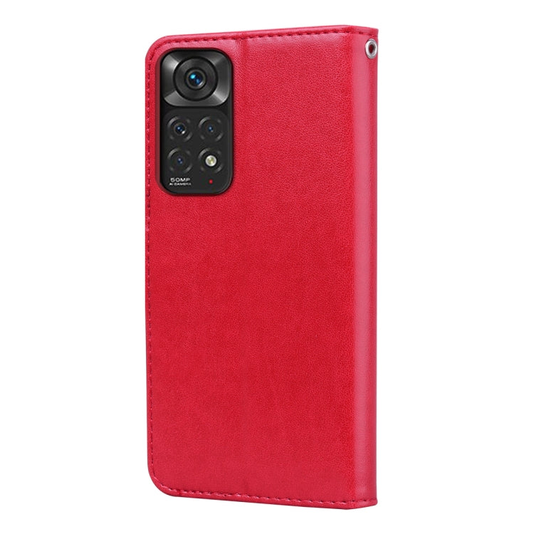 For Redmi Note 11 Global Version / Note 11S 4G Global Version Rose Embossed Leather Phone Case