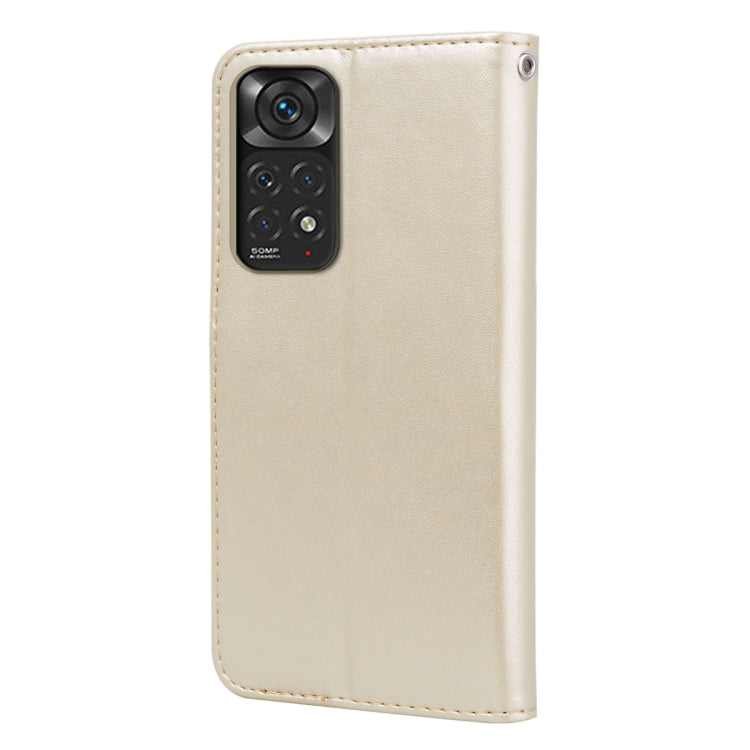 For Redmi Note 11 Global Version / Note 11S 4G Global Version Rose Embossed Leather Phone Case