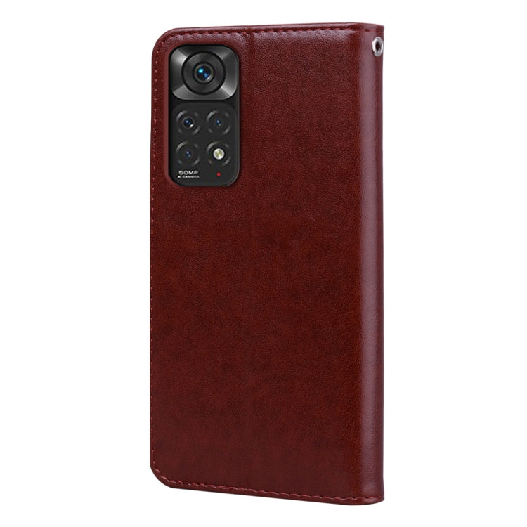 For Redmi Note 11 Global Version / Note 11S 4G Global Version Rose Embossed Leather Phone Case