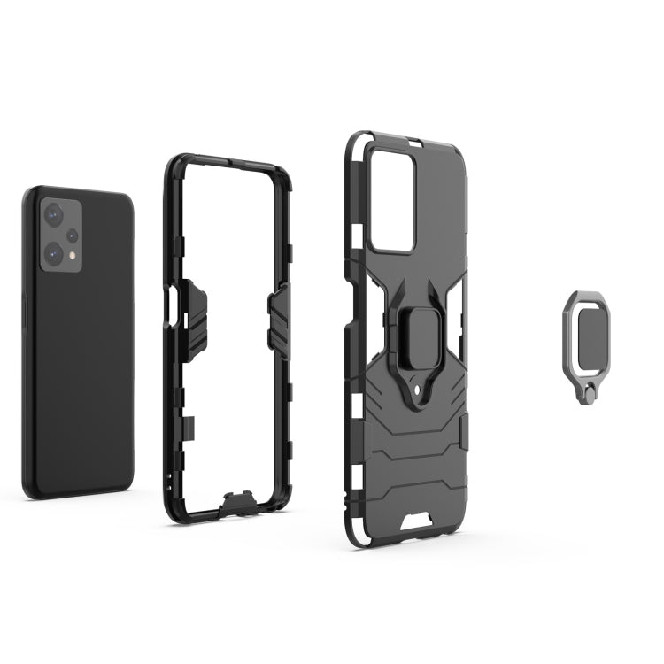 For OPPO Realme 9 Pro Magnetic Ring Holder PC + TPU Phone Case