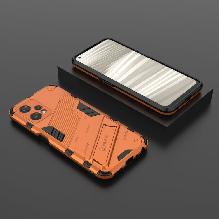 For OPPO Realme 9 Pro Punk Armor 2 in 1 PC + TPU Shockproof Phone Case with Invisible Holder