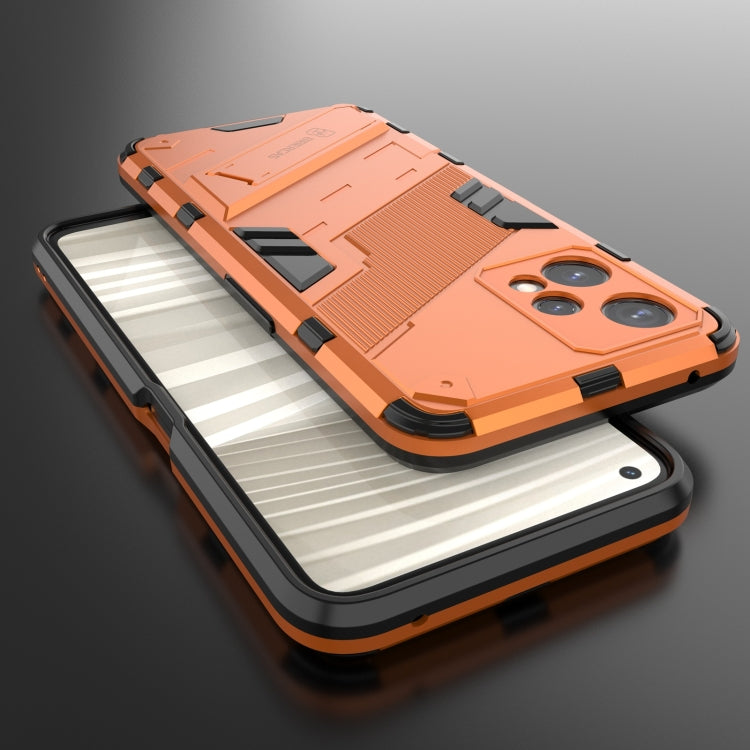 For OPPO Realme 9 Pro Punk Armor 2 in 1 PC + TPU Shockproof Phone Case with Invisible Holder