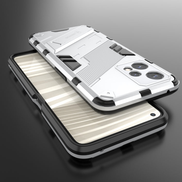 For OPPO Realme 9 Pro Punk Armor 2 in 1 PC + TPU Shockproof Phone Case with Invisible Holder