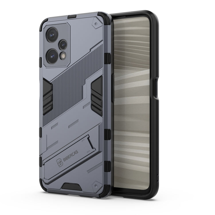 For OPPO Realme 9 Pro Punk Armor 2 in 1 PC + TPU Shockproof Phone Case with Invisible Holder