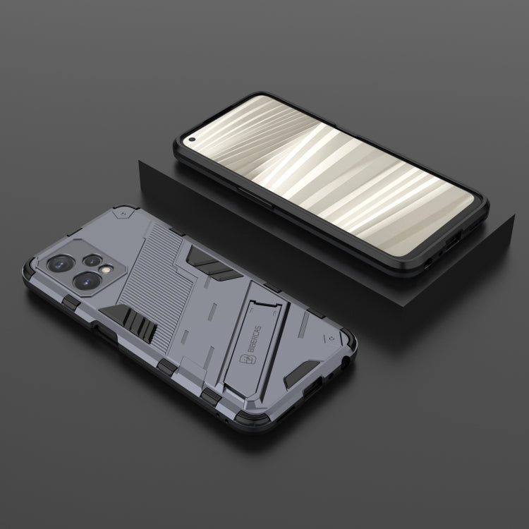 For OPPO Realme 9 Pro Punk Armor 2 in 1 PC + TPU Shockproof Phone Case with Invisible Holder