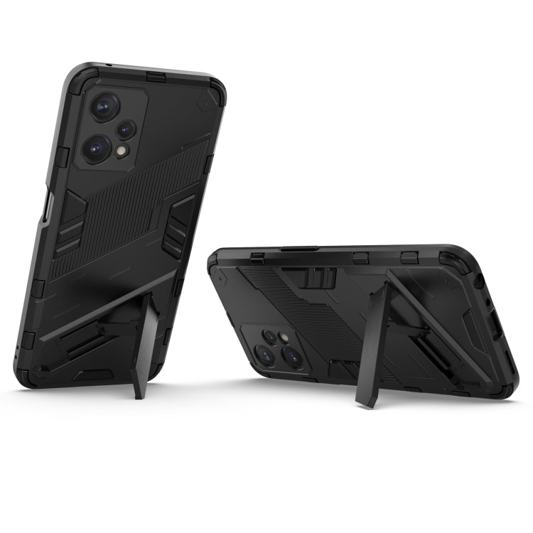 For OPPO Realme 9 Pro Punk Armor 2 in 1 PC + TPU Shockproof Phone Case with Invisible Holder