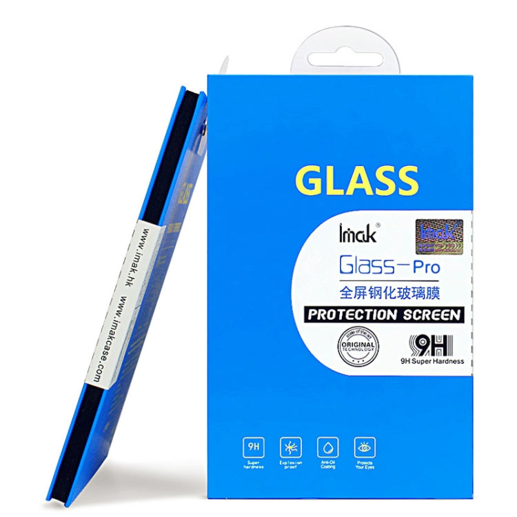 For iPhone 11 Pro Max IMAK Metal Frame Full Screen Tempered Glass Film Screen Film + Back Film