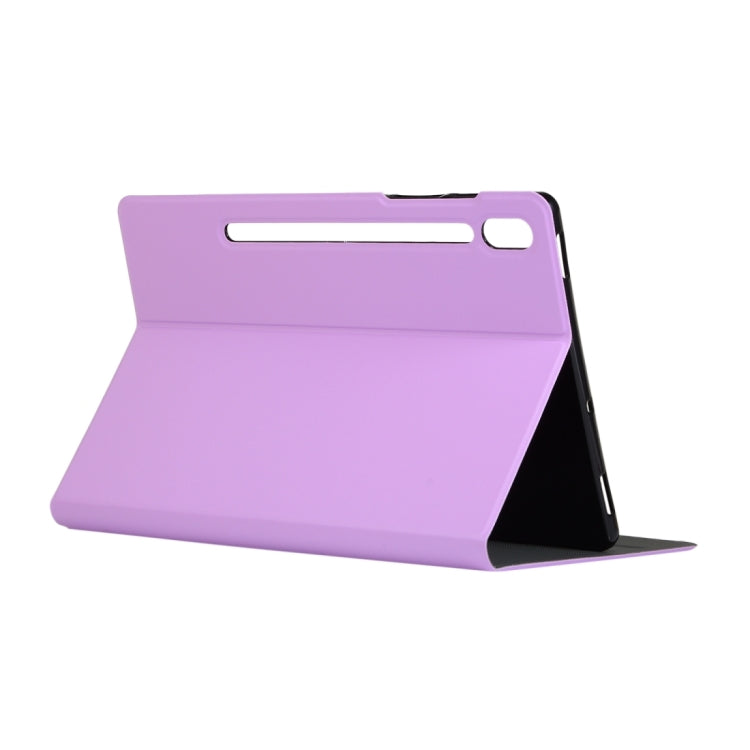 For Samsung Galaxy Tab S8 Ultra Elasticity Leather Tablet Case with Holder