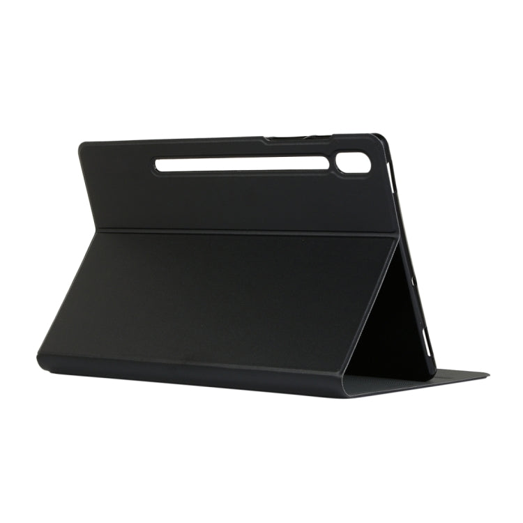 For Samsung Galaxy Tab S8 Ultra Elasticity Leather Tablet Case with Holder