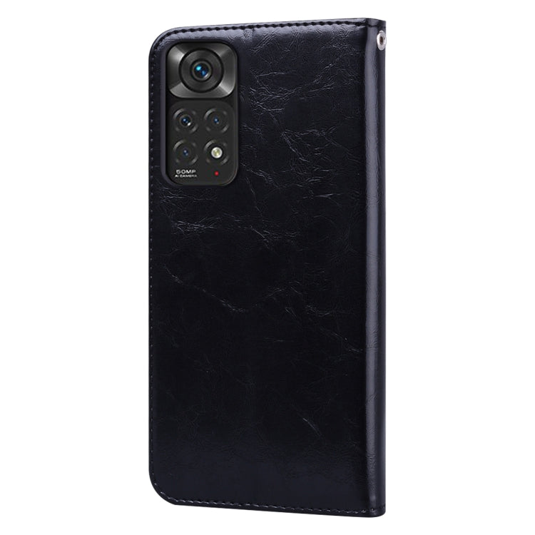 For Xiaomi Redmi Note 11 4G / Note 11S Oil Wax Texture Leather Phone Case