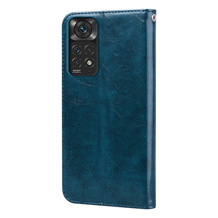 For Xiaomi Redmi Note 11 4G / Note 11S Oil Wax Texture Leather Phone Case
