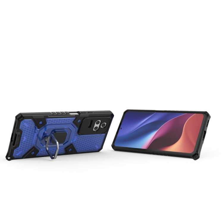 For Xiaomi Redmi K40S Space PC+TPU Shockproof Phone Case with Ring Holder