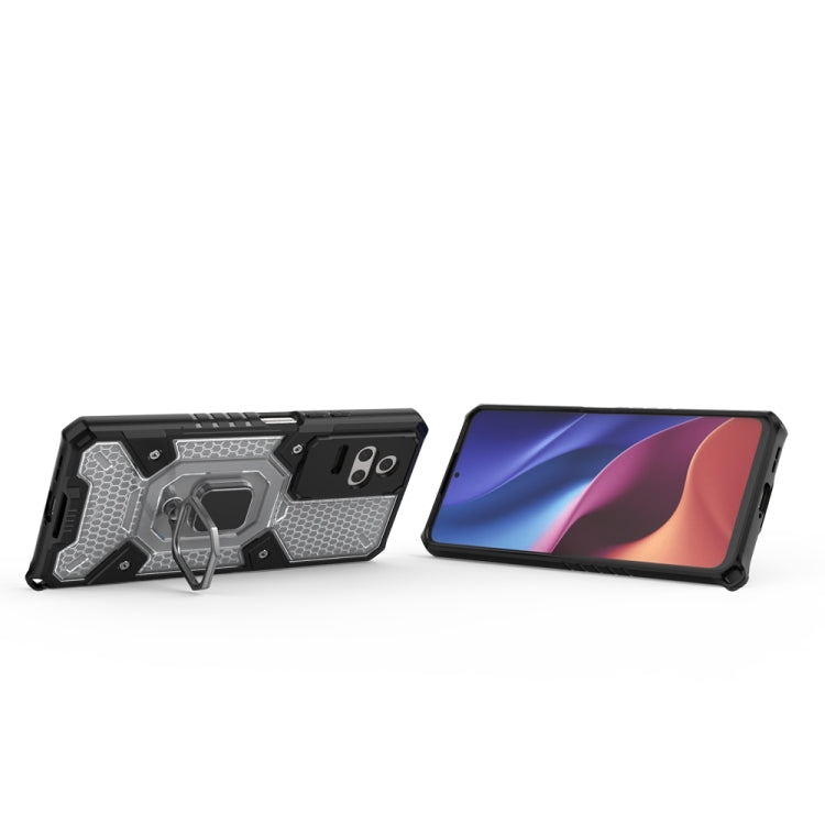 For Xiaomi Redmi K50 Pro Space PC+TPU Shockproof Phone Case with Ring Holder