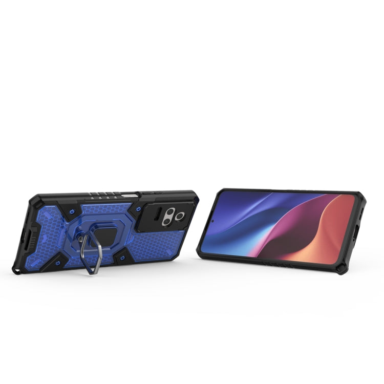 For Xiaomi Redmi K50 Pro Space PC+TPU Shockproof Phone Case with Ring Holder