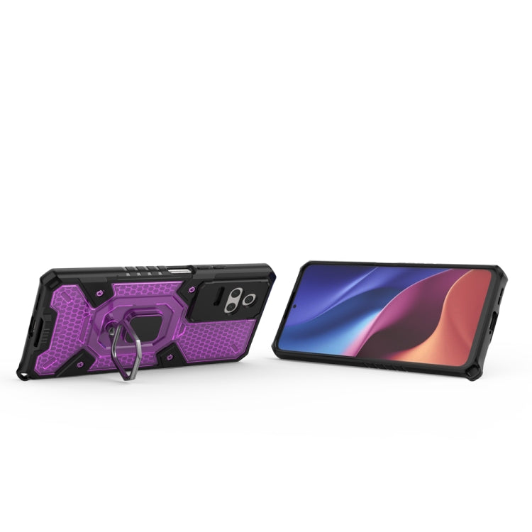 For Xiaomi Redmi K50 Pro Space PC+TPU Shockproof Phone Case with Ring Holder