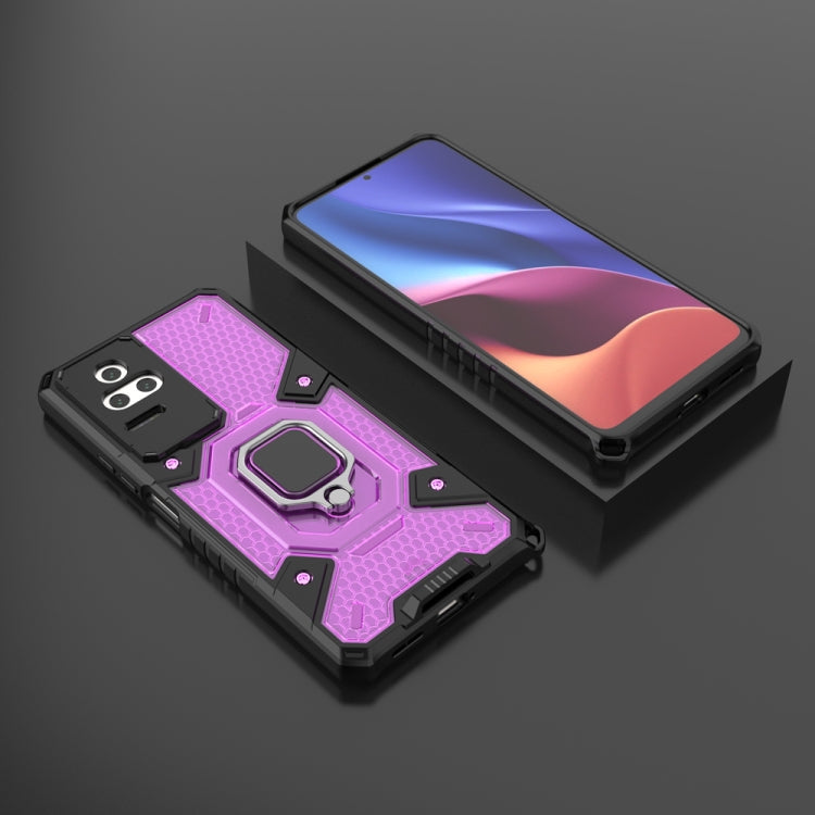 For Xiaomi Redmi K50 Pro Space PC+TPU Shockproof Phone Case with Ring Holder